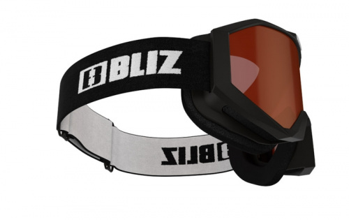 detail BLIZ LINER black frame orange lens lyžařské brýle 23/24