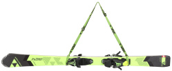 YAK popruh na nošení lyží zelený