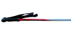 GIPRON sjezdové hole 120cm červená BP