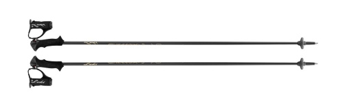 detail LEKI CARBON 14 S LADY 6406880 black/gold dámské sjezdové hole 19/20