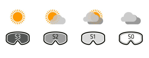 detail MANGO VOLCANO PRO lyžařská helma s vizorem černá mat 2023