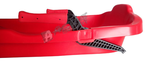 detail PLASTKON TURBOJET plastový bob 85cm červený