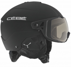 Přilba CEBE ELEMENT VISOR MATT BLACK SILVER 17/18