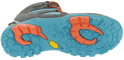 detail TREZETA CYCLONE Wp Kid dětské trekové boty teal/orange