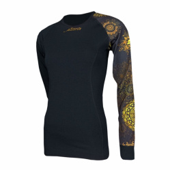 SUSPECT ANIMAL GOLDEN EYE 321040 dámské funkční triko bamboo thermo černá