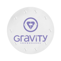 GRAVITY HEART MAT clear/lavender snowboard grip