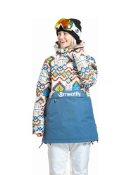 MEATFLY AIKO SKI&SNB dámská bunda white jones/slate blue