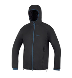 DIRECT ALPINE UNIQ 1,0 black/petrol ultralehká péřová pánská bunda