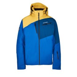 BLIZZARD LEOGANG W2W petroleum/mustard yellow pánská lyžařská bunda