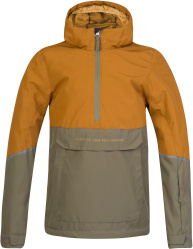 HANNAH JUMY JR dětská lyžařská bunda golden brown/dark olive