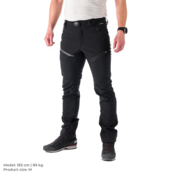 NORTHFINDER ATLAS NO-3811OR pánské softshellové kalhoty black