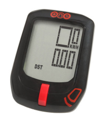 Cyklocomputer ONE BRAIN 10,0 drátový černá/červená