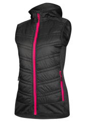 ETAPE ARTEMIS PRO 2.0 dámská zateplená vesta černá/růžová