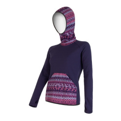 SENSOR TECNOSTRETCH PATTERN dámská mikina s kapucí