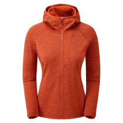Dámská mikina s kapucí MONTANE Protium Hoodie paprika