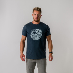 NORTHFINDER FLORIS TR-3825SP pánské tričko s potiskem grey