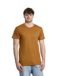 MEATFLY ARROW T-SHIRT Gold Brown pánské tričko