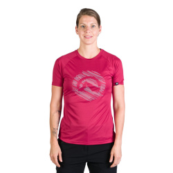 NORTHFINDER TR-4959OR LYNDA dámské technické tričko cherry