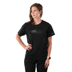 NORTHFINDER RAYMUNDA dámské tričko z organic cotton black