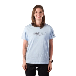 NORTHFINDER RAYMUNDA dámské tričko z organic cotton lightblue