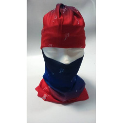 BJÖRN DAEHLIE GAITER multifunkční šátek red/blue fading