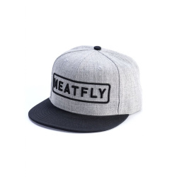 Kšiltovka MEATFLY SPON SNAPBAC one size D - grey heather, black