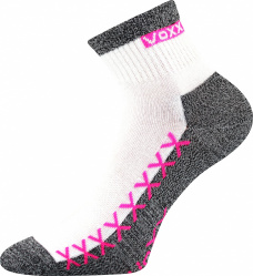 VoXX VECTOR bavlněné sportovní ponožky bílá