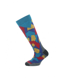 LASTING SKA dětské merino lyžařské podkolenky 502