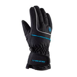 VIKING KEVIN dětské lyžařské rukavice černá/modrá