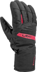 LEKI SPACE GTX lyžařské rukavice black/bright red