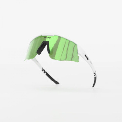 4KAAD MIRADOR AEROLITE matte white/green mirror sportovní sluneční brýle