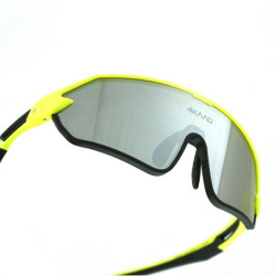 4KAAD BEAT SPORT yellow neon/silver mirror,clear sportovní sluneční brýle G20121