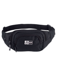 MEATFLY WALLY WAIST BAG ledvinka black ripstop