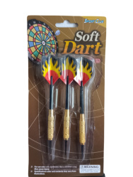 ACRA šipky s plastovými hroty 16 g - 3ks na kartě