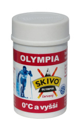 SKIVO OLYMPIA vosk na běžky 40g červený