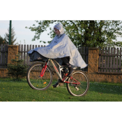 2YOU MAGIO 810 cyklistická pláštěnka poncho stříbrná