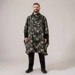 MAC IN A SAC poncho sbalitelná nepromokavá pláštěnka green camo