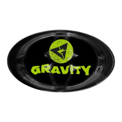 GRAVITY SILENT MAT black/lime snowboard grip