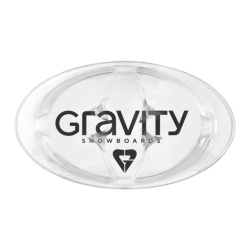 GRAVITY LOGO W MAT clear/black snowboard grip