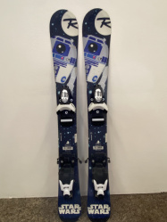 ROSSIGNOL STAR WARS BABY JR + LOOK TEAM 4 dětské sjezdové lyže modré - BAZAR