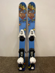 SPONGY JR + SALOMON C5 dětské sjezdové lyže modré - BAZAR 80cm
