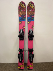 SPONGY JR + TYROLIA SX 4,5 CA dětské sjezdové lyže růžová - BAZAR