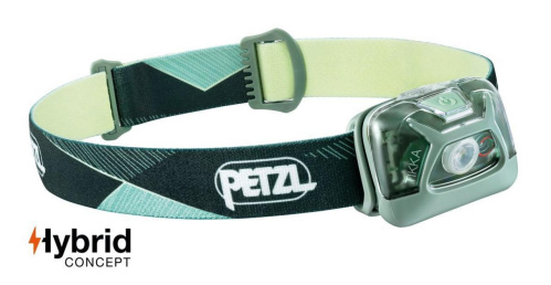 detail PETZL TIKKA E093FA02 Hybrid concept čelovka zelená 300lm