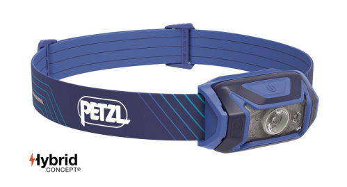 detail PETZL TIKKA CORE E067AA01 2022 čelovka modrá 450 lm