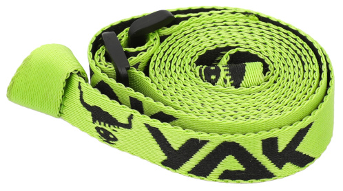 detail YAK popruh na nošení lyží zelený