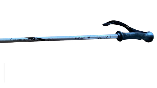 detail MASTERS EXCITE JR dětské sjezdové hole šedá/černá B