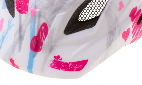 detail Dětská cyklistická přilba ETAPE PLUTO LIGHT bílá/růžová 2022