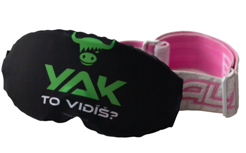 detail YAK obal na lyžařské brýle zelený