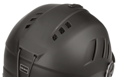 detail MANGO VOLCANO PRO lyžařská helma s vizorem černá mat 2023