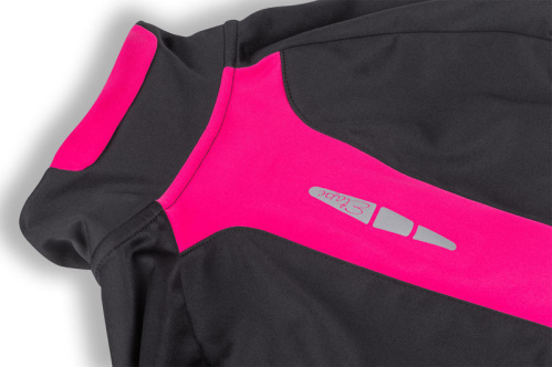 detail ETAPE FUTURA WS dámská bunda na běžky černá/růžová